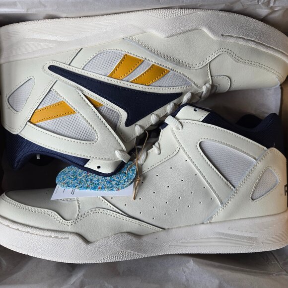Reebok Royal BB4590 Retro Leather High-Top BBall Court Trainer IF4800 Navy/Ochre main image 12